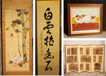 【掛軸・書画・版画・絵画】 油絵/水彩画/リトグラフ/ シルクスクリーン/仏画/画帳