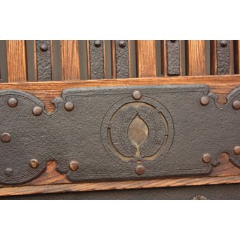 珍品極上総欅大黒金具蔵戸　W131 