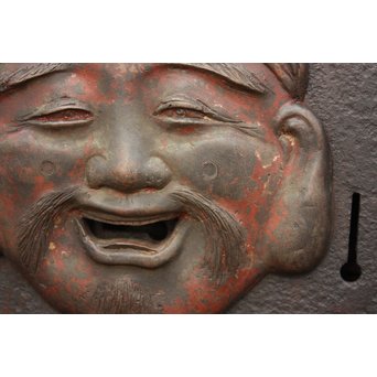 珍品極上総欅大黒金具蔵戸　W131 