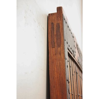 珍品極上総欅大黒金具蔵戸　W131 