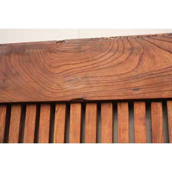 珍品極上総欅大黒金具蔵戸　W131 