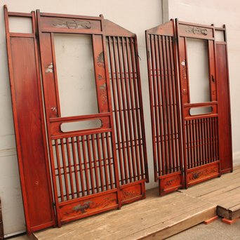 蔵戸囲みの門’くらまえ’　１対　W173 