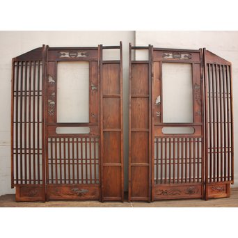 蔵戸囲みの門’くらまえ’　１対　W173 