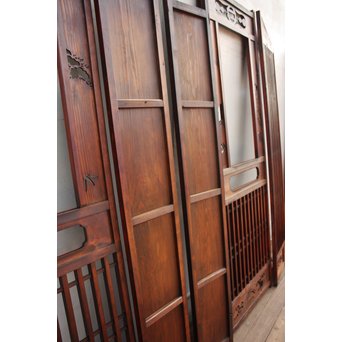 蔵戸囲みの門’くらまえ’　１対　W173 