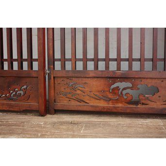 蔵戸囲みの門’くらまえ’　１対　W173 