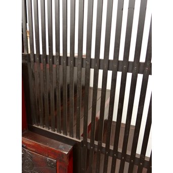 パーテション付両引き松本階段箪笥　M36 