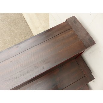 パーテション付両引き松本階段箪笥　M36 