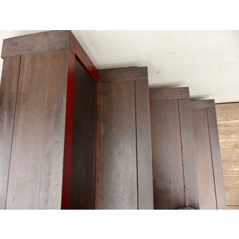 パーテション付両引き松本階段箪笥　M36 