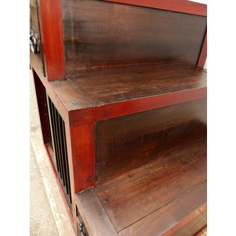 パーテション付両引き松本階段箪笥　M36 