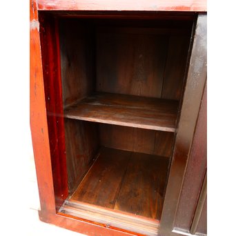 パーテション付両引き松本階段箪笥　M36 