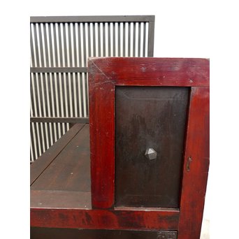 パーテション付両引き松本階段箪笥　M36 