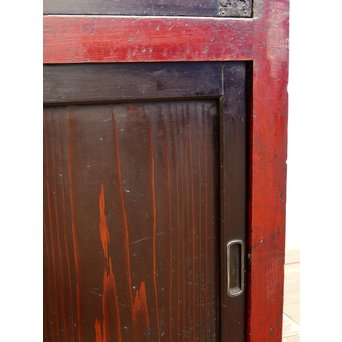 パーテション付両引き松本階段箪笥　M36 