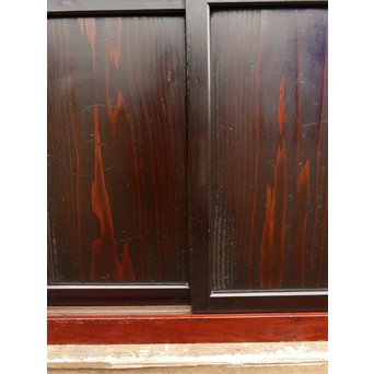 パーテション付両引き松本階段箪笥　M36 