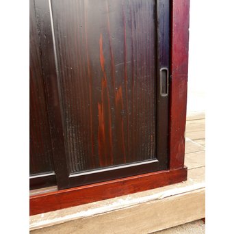 パーテション付両引き松本階段箪笥　M36 