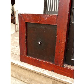 パーテション付両引き松本階段箪笥　M36 