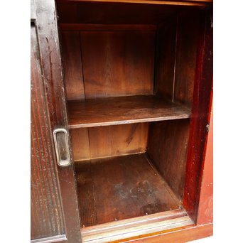 パーテション付両引き松本階段箪笥　M36 