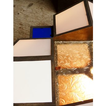 城型古銅真鍮照明　A809 