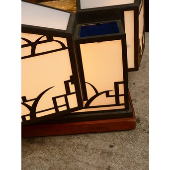 城型古銅真鍮照明　A809 