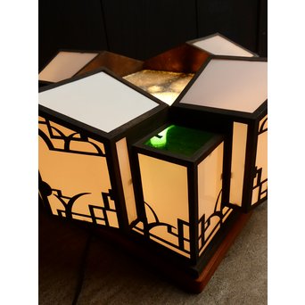 城型古銅真鍮照明　A809 