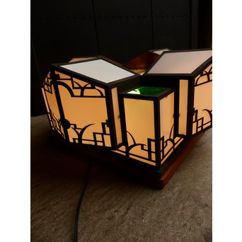 城型古銅真鍮照明　A809 