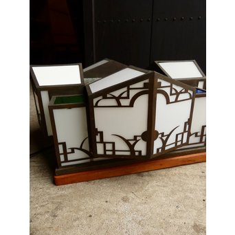 城型古銅真鍮照明　A809 