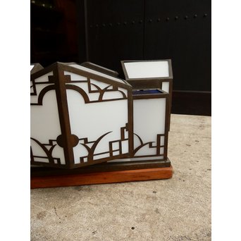 城型古銅真鍮照明　A809 