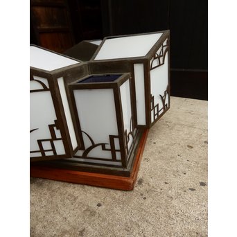 城型古銅真鍮照明　A809 