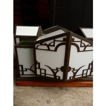 城型古銅真鍮照明　A809 