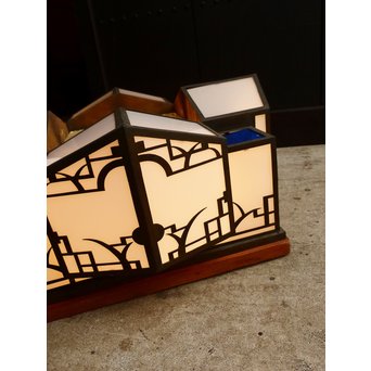 城型古銅真鍮照明　A809 