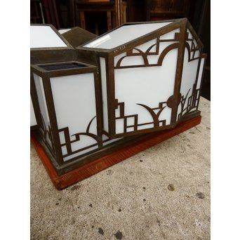 城型古銅真鍮照明　A809 