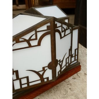 城型古銅真鍮照明　A809 