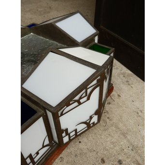 城型古銅真鍮照明　A809 