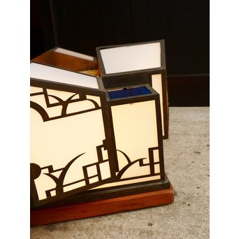 城型古銅真鍮照明　A809 