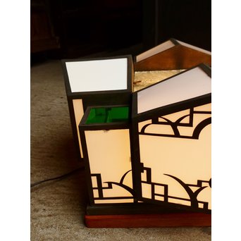 城型古銅真鍮照明　A809 