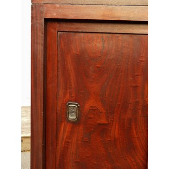 極上漆飴色欅階段箪笥　M38 