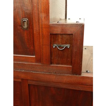 極上漆飴色欅階段箪笥　M38 