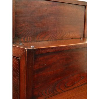 極上漆飴色欅階段箪笥　M38 