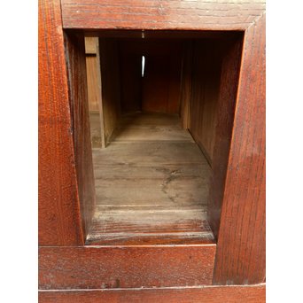 極上漆飴色欅階段箪笥　M38 