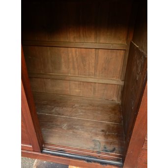 極上漆飴色欅階段箪笥　M38 
