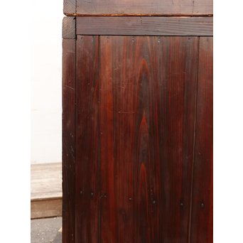 極上漆飴色欅階段箪笥　M38 