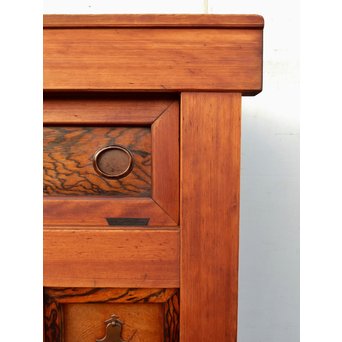 希少無垢黒柿6尺/1間水屋箪笥　M48 