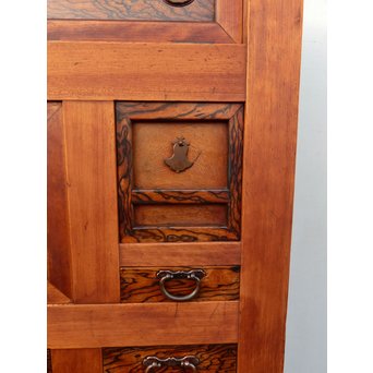 希少無垢黒柿6尺/1間水屋箪笥　M48 