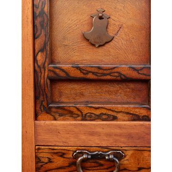 希少無垢黒柿6尺/1間水屋箪笥　M48 