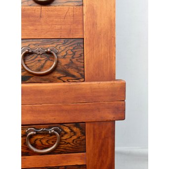 希少無垢黒柿6尺/1間水屋箪笥　M48 