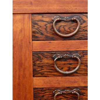 希少無垢黒柿6尺/1間水屋箪笥　M48 