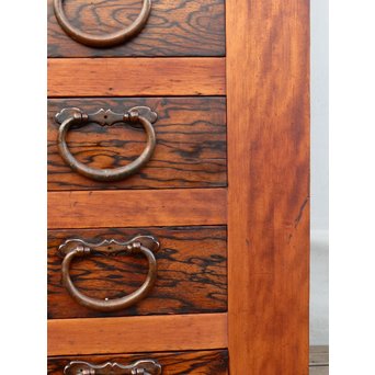 希少無垢黒柿6尺/1間水屋箪笥　M48 