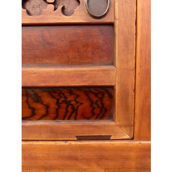 希少無垢黒柿6尺/1間水屋箪笥　M48 