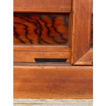 希少無垢黒柿6尺/1間水屋箪笥　M48 