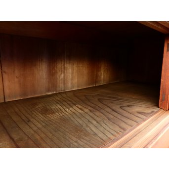 希少無垢黒柿6尺/1間水屋箪笥　M48 