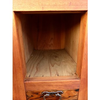 希少無垢黒柿6尺/1間水屋箪笥　M48 